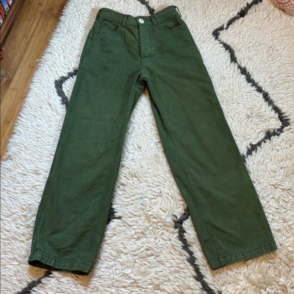 Jesse Kamm Forest Green Handy Pants - Picture 8 of 16